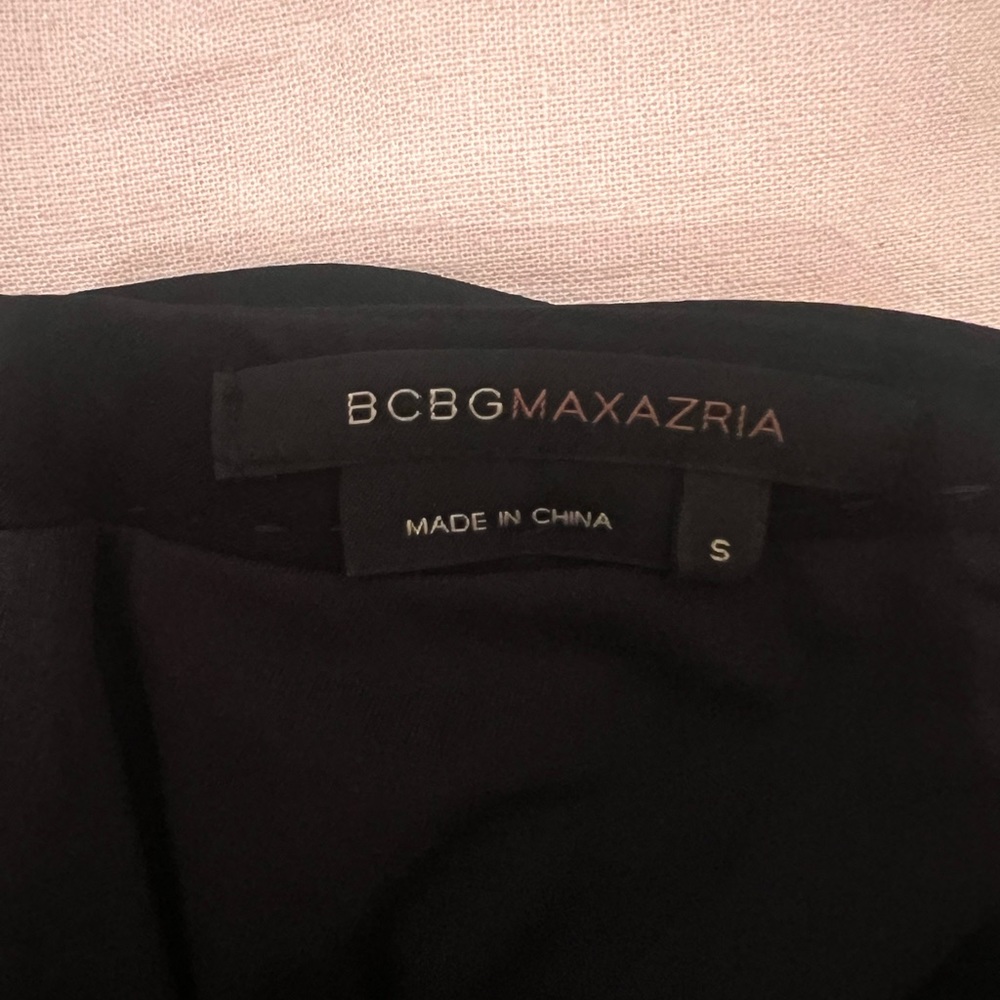 MAXI BLACK DRESS GOWN FROM BCBG MAX AZRIA SIZE S - Picture 14 of 15
